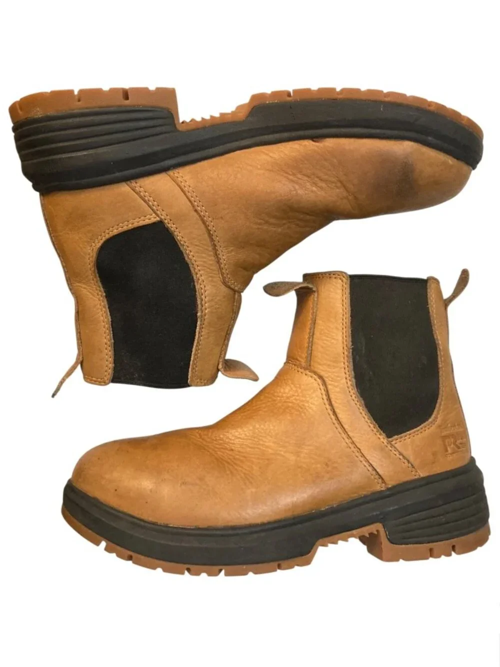 Timberland PRO® Women's Birchline Chelsea Composite Toe Boots Size 5.5 Brown